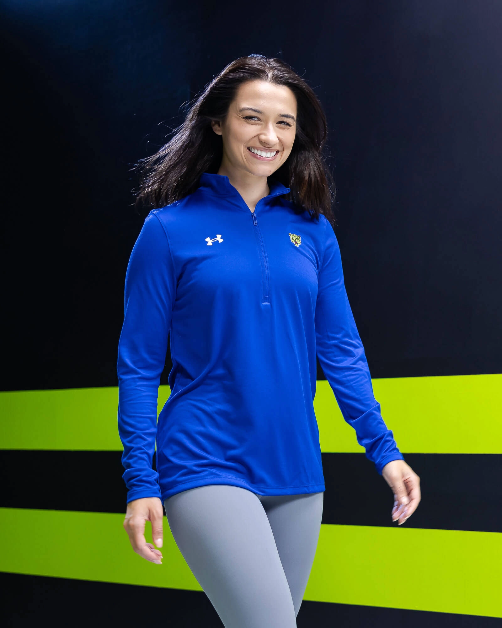 Custom Under Armour training tops and layers with team logos for game day